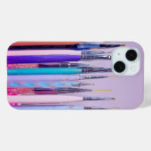 Coques Case-Mate iPhone Collection Pinceau d'art à ongles (Verso (horizontal))