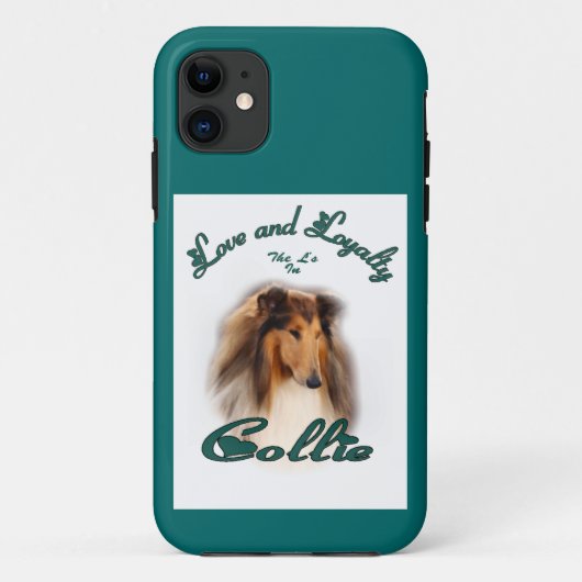 Coques Case-Mate iPhone Collie Amour et fidélité (Dos)