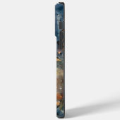 Coques Case-Mate iPhone Collie frontalier d'Halloween avec effroi Citrouil (Verso / Gauche)