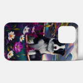 Coques Case-Mate iPhone Collie frontalier sur une pagaie : une aventure Pi (Verso (horizontal))