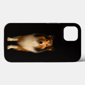 Coques Case-Mate iPhone Collie loyal Noir 4 Luxe iPhone 13 (Verso (horizontal))