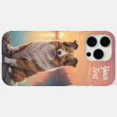 Coques Case-Mate iPhone Collie par le lac (Verso (horizontal))