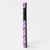 Coques Case-Mate iPhone Collie Rough mignon Chien rose Silhouette Monogram (Dos/Gauche)