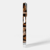 Coques Case-Mate iPhone Collier Diamant Perle Nom Manuscrit Léopard (Verso / Droite)