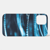 Coques Case-Mate iPhone Collier perlé noir et bleu (Verso (horizontal))