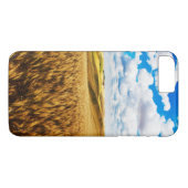 Coques Case-Mate iPhone Collines à rouleaux de blé mûr (Dos (Horizontal))
