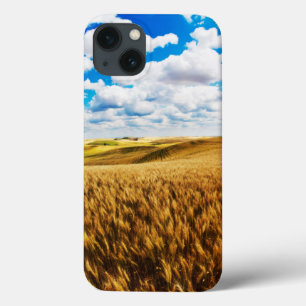 Coques Pour iPhone Collines à rouleaux de blé mûr