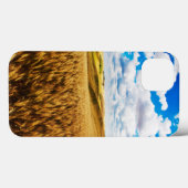 Coques Case-Mate iPhone Collines à rouleaux de blé mûr (Verso (horizontal))