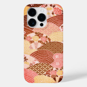 Coque Pour iPhone 14 Pro Collines et rivières vintages du Japon