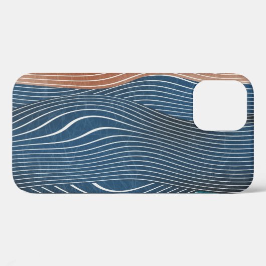 Coques Case-Mate iPhone Collines naturelles : motif sans soudure. (Verso (horizontal))