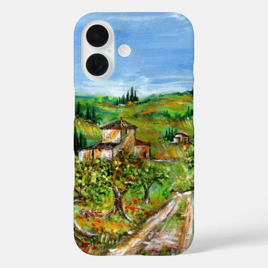 COQUES Case-Mate iPhone COLLINES VERTES ET OLIVIERS DANS LE PAYSAGE TOSCAN (Verso)