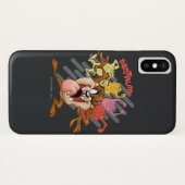 Coques Case-Mate iPhone Coloful "Tantrum" TAZ™ (Dos (Horizontal))