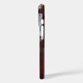 COQUES Case-Mate iPhone COLONNE ÉLÉGANTE EN MARBRE, MONOGRAMME EN PIERRE R (Verso / Gauche)