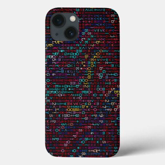 Coques Case-Mate iPhone Color Mosaic Digital Abstrait (Verso)