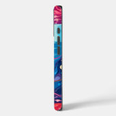 Coques Case-Mate iPhone Coloré Abstrait Wavy Motif (Verso / Gauche)