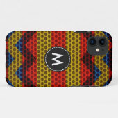 Coques Case-Mate iPhone Coloré Chevron Stripes Hole Metal (Dos (Horizontal))