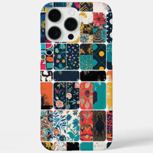 Coques iPhone 16 Pro Max Colorful Abstrait et Floral Pattern Colltern