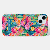 Coques Case-Mate iPhone Colorful Blooming Cacti Personalized (Verso (horizontal))