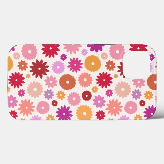 Coques Case-Mate iPhone Colorful Blooms Pattern (Verso (horizontal))