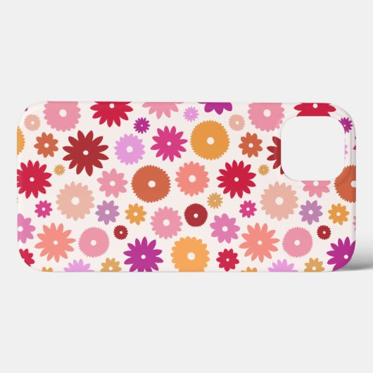 Coques Case-Mate iPhone Colorful Blooms Pattern (Verso (horizontal))