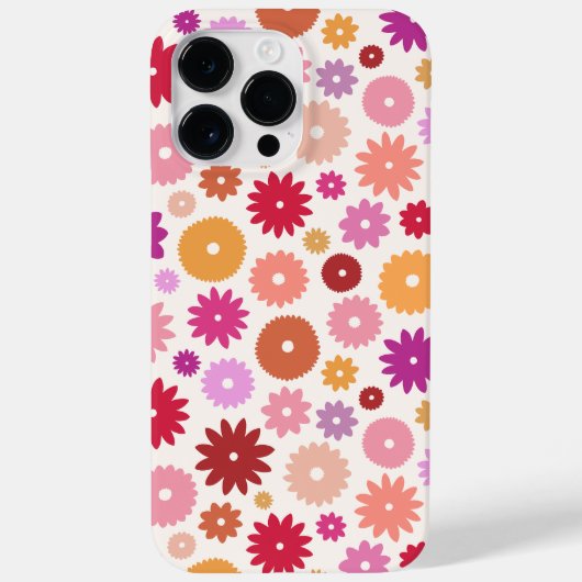 Coques Case-Mate iPhone Colorful Blooms Pattern (Verso)