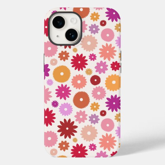 Coques Case-Mate iPhone Colorful Blooms Pattern (Verso)