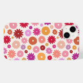 Coques Case-Mate iPhone Colorful Blooms Pattern (Verso (horizontal))