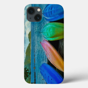 Etui iPhone Case-Mate Colorful Canoes On The Beach In Pago Pago