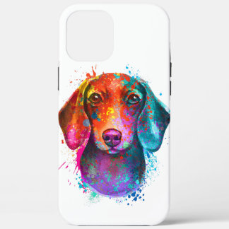 Case-Mate iPhone Case Colorful Dachshund Dog Art Illustration