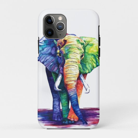 Coques Case-Mate iPhone Colorful elephant (Dos)