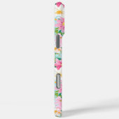 Coques Case-Mate iPhone Colorful Flower Garden Monogrammed (Verso / Droite)