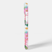 Coques Case-Mate iPhone Colorful Garden Monogrammed (Verso / Gauche)