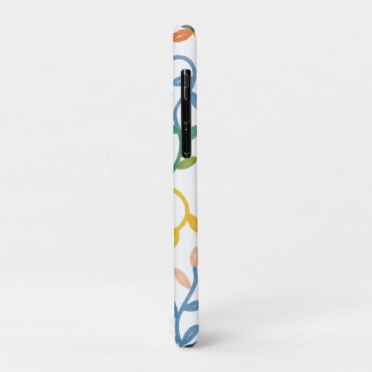 Coques Case-Mate iPhone colorful leaves pattern (Dos/Gauche)