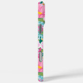 Coques Case-Mate iPhone Colorful Modern Garden Monogrammed (Verso / Droite)