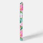 Coques Case-Mate iPhone Colorful  Modern Garden Monogrammed (Verso / Droite)