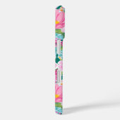 Coques Case-Mate iPhone Colorful Modern Garden Monogrammed (Verso / Droite)