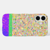 Coques Case-Mate iPhone Colorful Mosaic Two-Tone (Verso (horizontal))