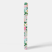 Coques Case-Mate iPhone Colorful Pink Flower Garden Monogrammed (Verso / Droite)