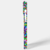 Coques Case-Mate iPhone Colorful Pixel Squares Background Pattern (Verso / Gauche)