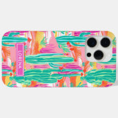 Coques Case-Mate iPhone Colorful Saguaro Cacti Personalized (Verso (horizontal))