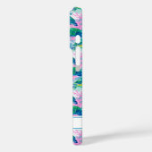 Coques Case-Mate iPhone Colorful Sea Turtles Monogrammed  (Verso / Gauche)