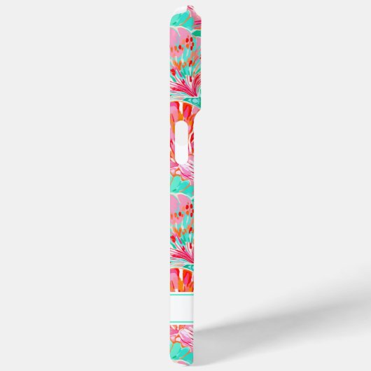 Coques Case-Mate iPhone Colorful Shells Monogrammed  (Verso / Droite)