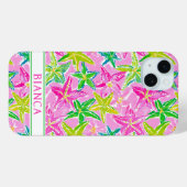 Coques Case-Mate iPhone Colorful Starfish Monogrammed (Verso (horizontal))