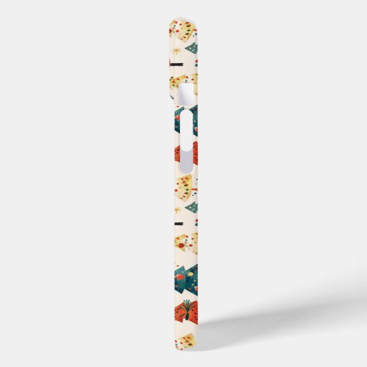 Coques Case-Mate iPhone Colourful Christmas Pine Trees Seamless Pattern (Verso / Gauche)
