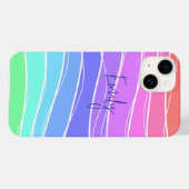 Coques Case-Mate iPhone Colourful Striped (Verso (horizontal))