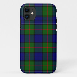 Etui iPhone Case-Mate Colquhoun tartan bleu vert plaid