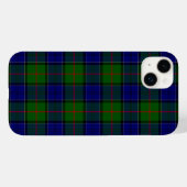 Coques Case-Mate iPhone Colquhoun tartan bleu vert plaid (Verso (horizontal))