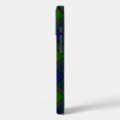 Coques Case-Mate iPhone Colquhoun tartan bleu vert plaid (Verso / Gauche)