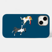 Coques Case-Mate iPhone Combat de chats (Verso (horizontal))