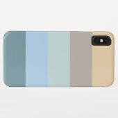 Coques Case-Mate iPhone Combo Cinq Couleurs - Sable Brown Bleu Beige Turqu (Dos (Horizontal))